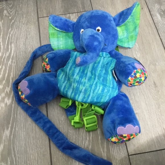NWT The World Of Eric Carle Elephant Backpack Kid Leash - Picture 3 of 9